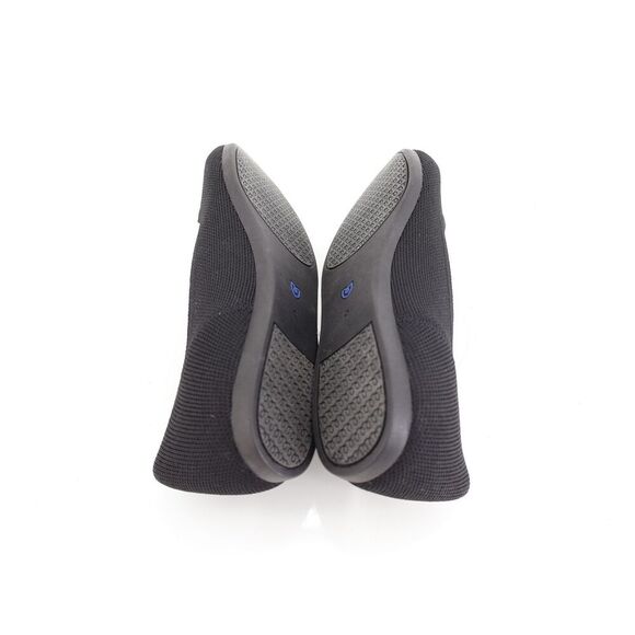 Rothys The Flat Knit Size 6 Black Slip On Pointed Heel Ballet Comfy Nwb - Picture 6 of 10